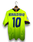 2005 - 06 FC Barcelona Away Shirt Ronaldinho 10 - 9/10 - (M) - Eternal Pitch