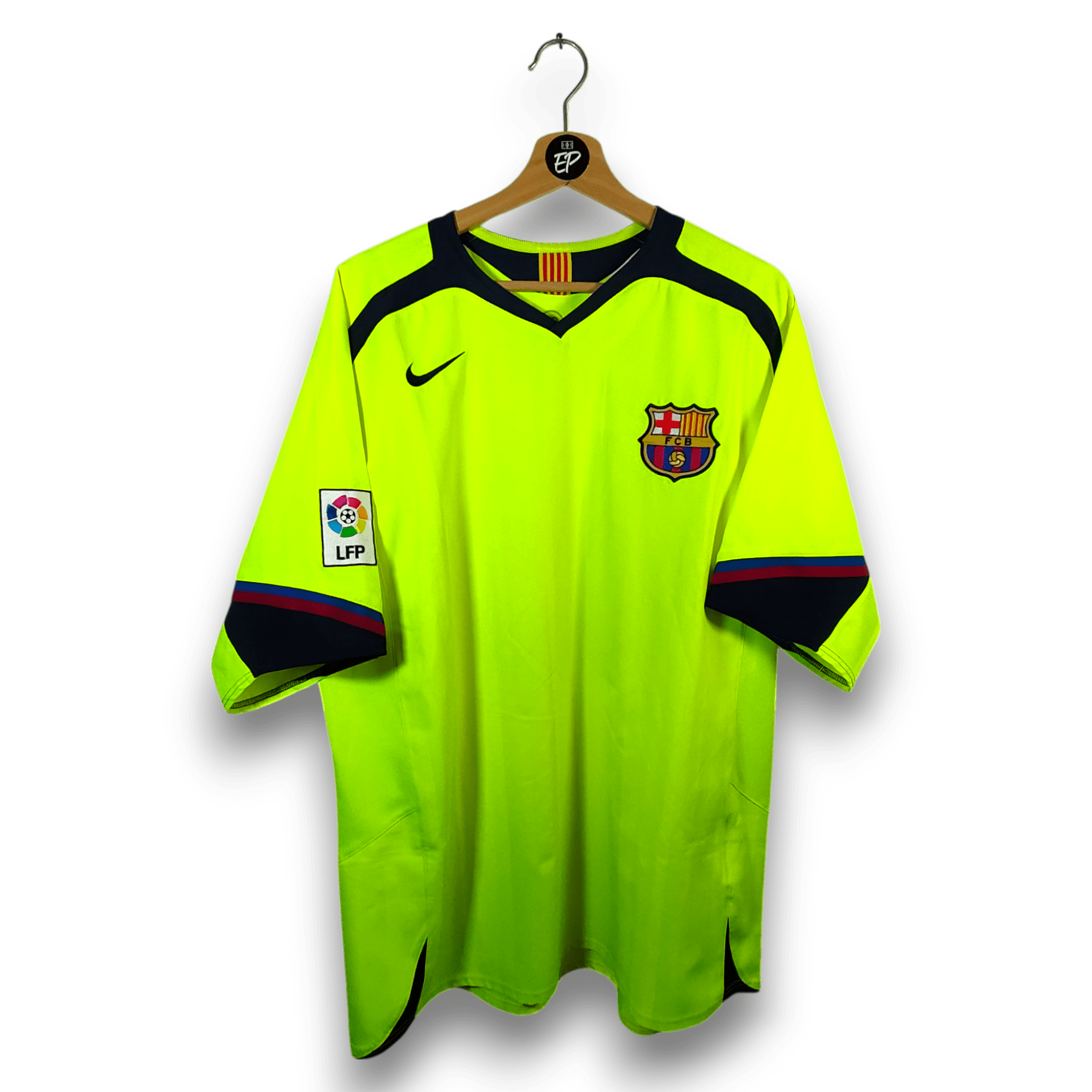 2005 - 06 FC Barcelona Away Shirt Ronaldinho 10 - 9/10 - (XL) - Eternal Pitch