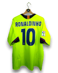 2005 - 06 FC Barcelona Away Shirt Ronaldinho 10 - 9/10 - (XL) - Eternal Pitch