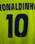 2005 - 06 FC Barcelona Away Shirt Ronaldinho 10 - 9/10 - (XL) - Eternal Pitch