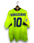 2005 - 06 FC Barcelona Away Shirt Ronaldinho 10 - 9/10 - (XL) - Eternal Pitch