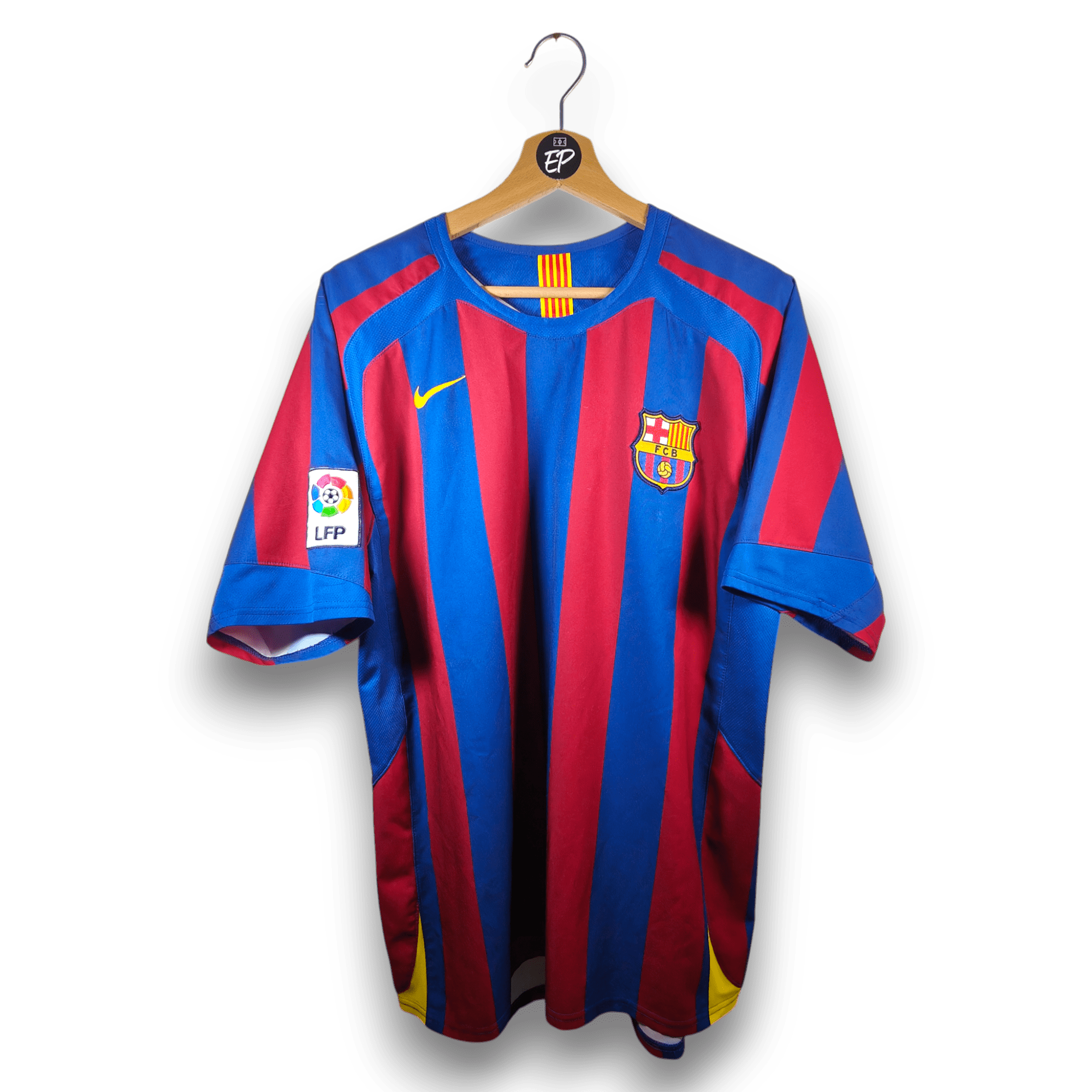 2005 - 06 FC Barcelona Home Shirt Messi 30 - 7.5/10 - (M) - Eternal Pitch