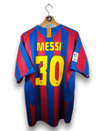 2005 - 06 FC Barcelona Home Shirt Messi 30 - 7.5/10 - (M) - Eternal Pitch