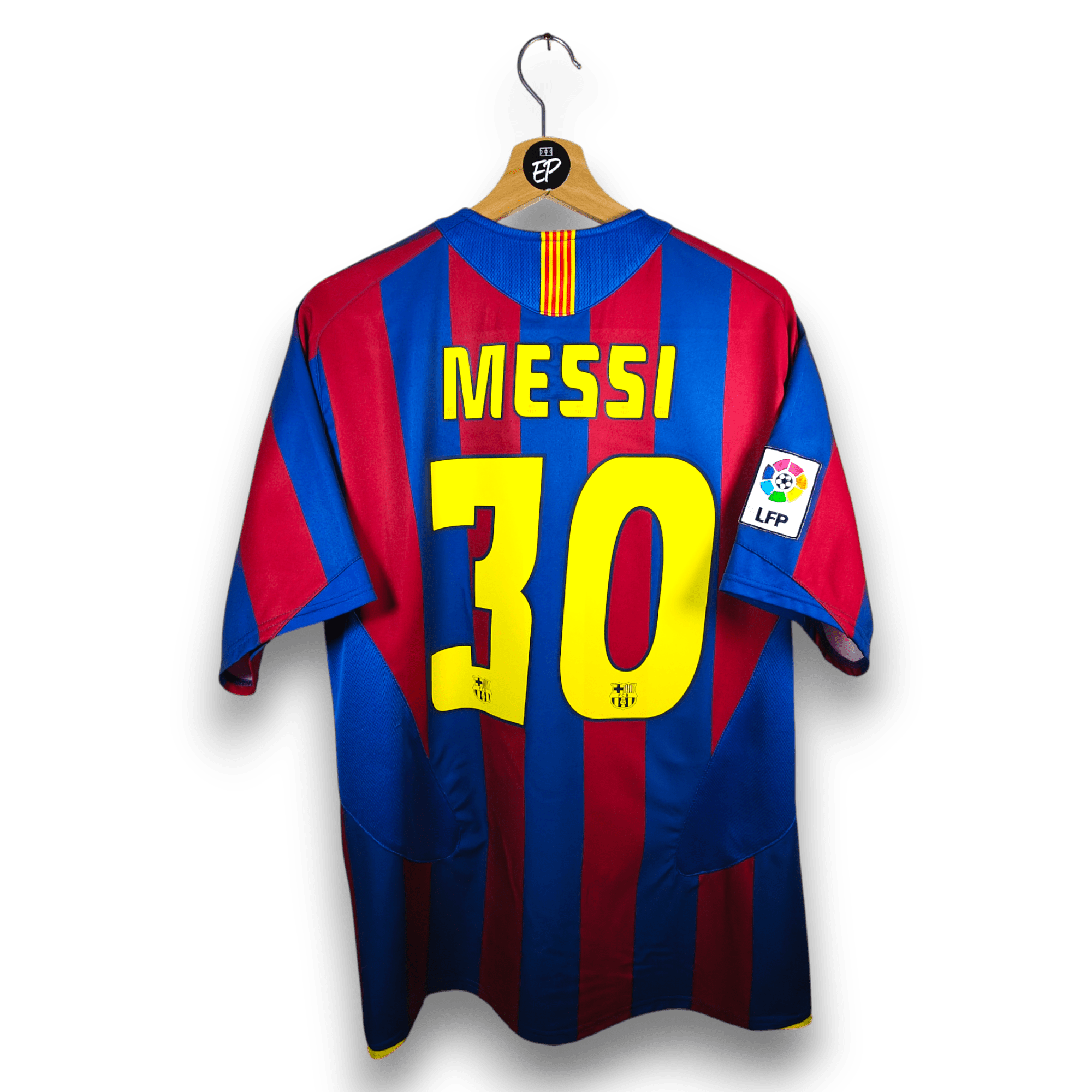 2005-06 FC Barcelona Home Shirt Messi #30 - 8/10 - (M) – 195970