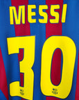 2005 - 06 FC Barcelona Home Shirt Messi 30 - 8.5/10 - (M) - Eternal Pitch