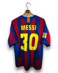 2005 - 06 FC Barcelona Home Shirt Messi 30 - 8.5/10 - (M) - Eternal Pitch