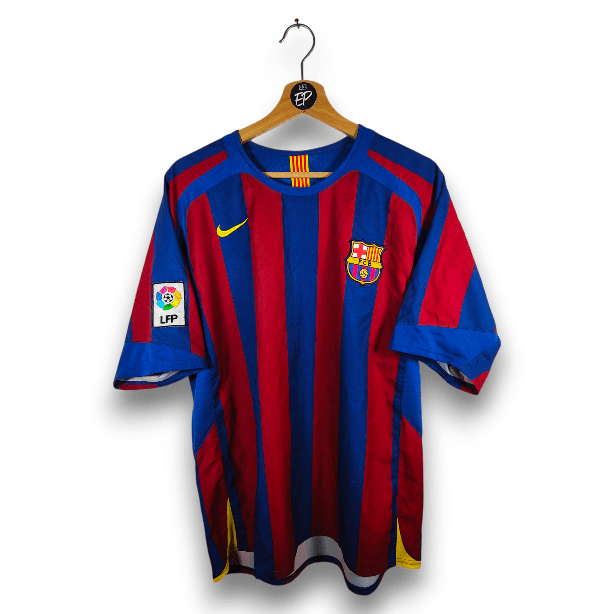 2005 - 06 FC Barcelona Home Shirt Messi 30 - 8.5/10 - (M) - Eternal Pitch