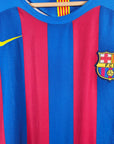 2005 - 06 FC Barcelona Home Shirt Ronaldinho 10 - 8/10 - (L) - Eternal Pitch