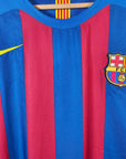 2005 - 06 FC Barcelona Home Shirt Ronaldinho 10 - 8/10 - (L) - Eternal Pitch