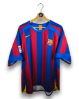 2005 - 06 FC Barcelona Home Shirt Ronaldinho 10 - 8/10 - (L) - Eternal Pitch