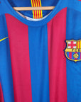 2005 - 06 FC Barcelona Home Shirt Ronaldinho 10 - 9/10 - (M) - Eternal Pitch