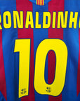 2005 - 06 FC Barcelona Home Shirt Ronaldinho 10 - 9/10 - (S) - Eternal Pitch