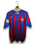 2005 - 06 FC Barcelona Home Shirt Ronaldinho 10 - 9/10 - (S) - Eternal Pitch