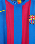 2005 - 06 FC Barcelona Home Shirt Ronaldinho 10 - 9/10 - (S) - Eternal Pitch