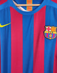 2005 - 06 FC Barcelona Home Shirt Ronaldinho 10 (L) - Eternal Pitch