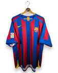 2005 - 06 FC Barcelona Home Shirt Ronaldinho 10 (L) - Eternal Pitch