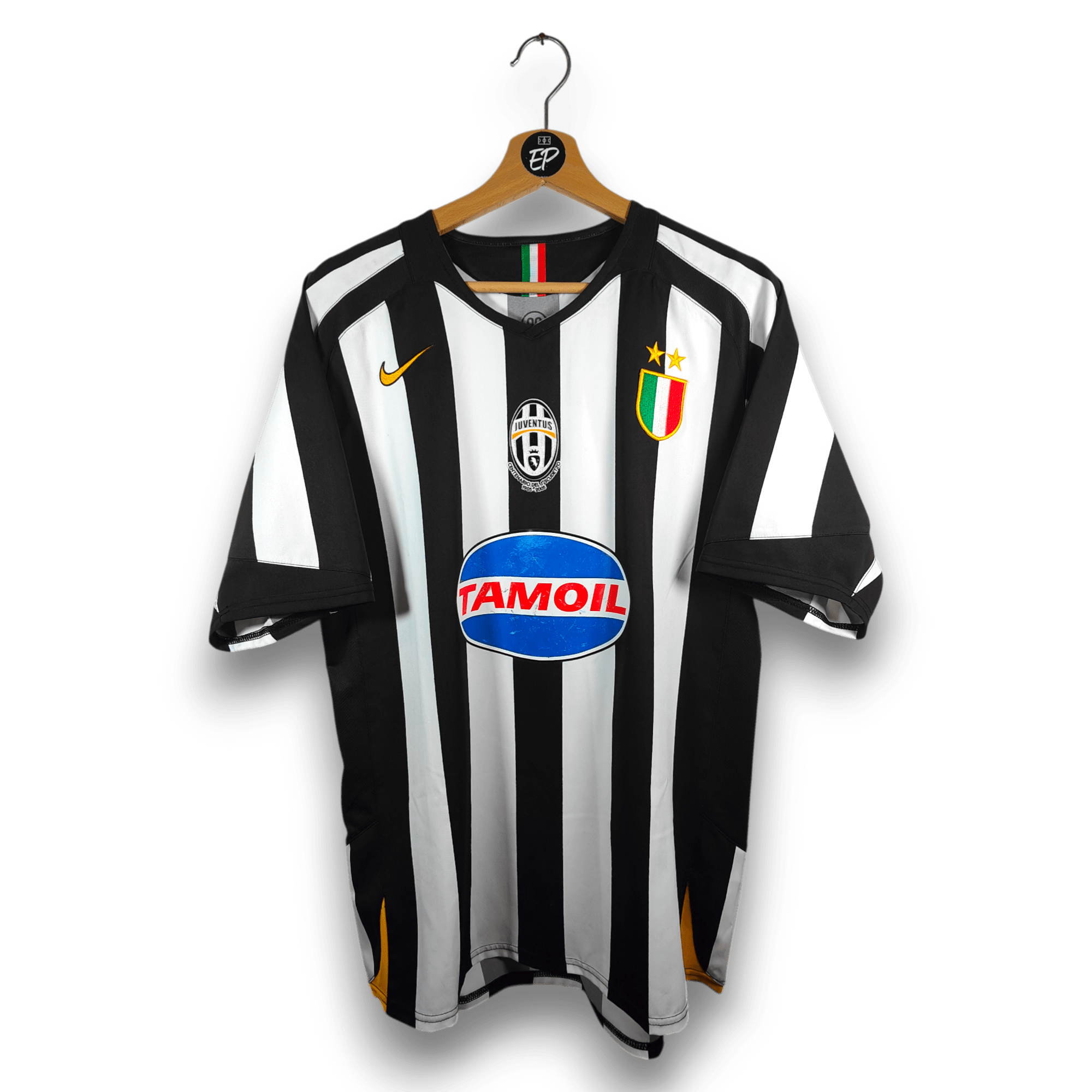 2005-06 Juventus Home Shirt Ibrahimovic #9 - 7/10 - (M