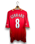 2005 - 06 Liverpool Home Shirt Gerrard 8 - 9/10 - (XL) - Eternal Pitch