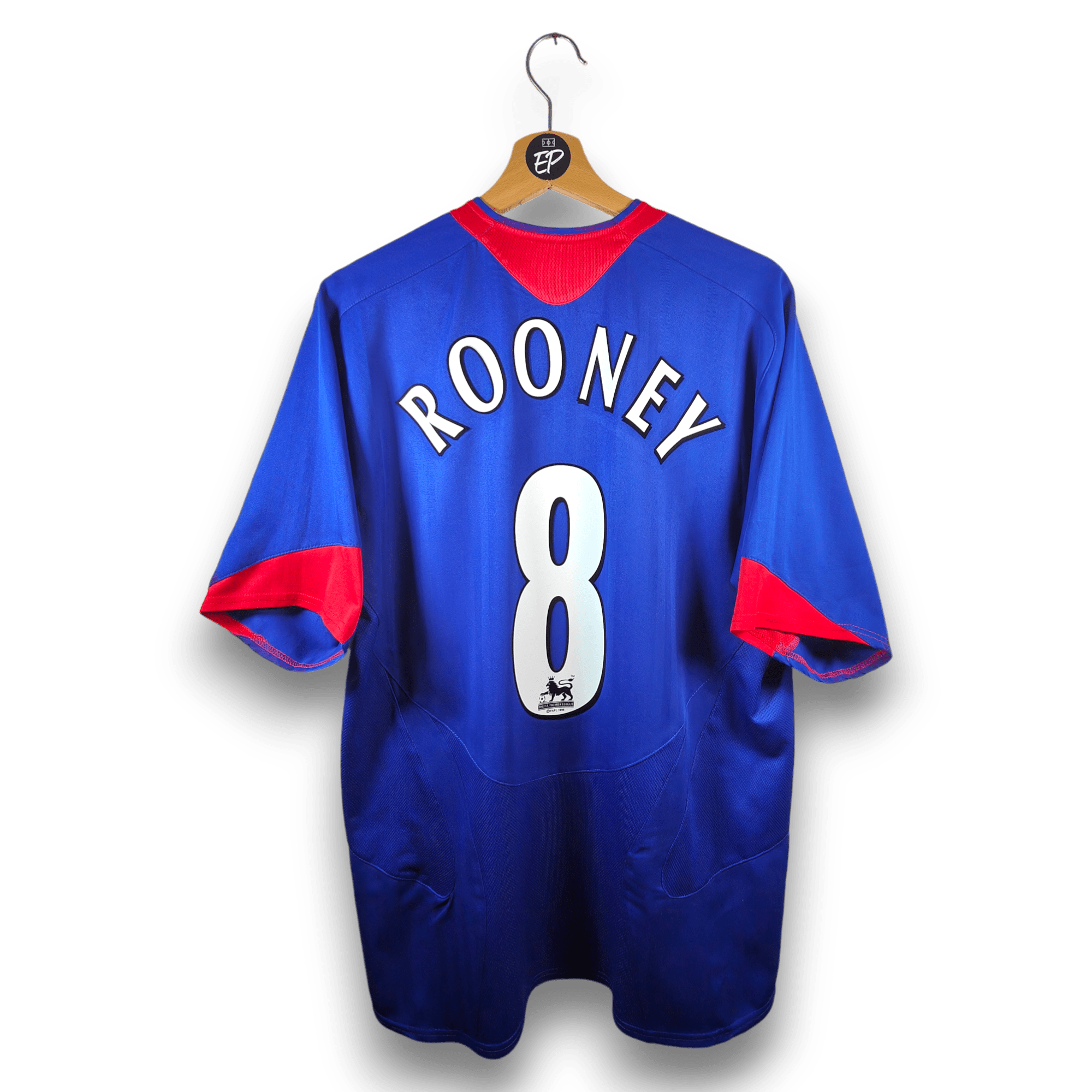 2005 - 06 Manchester United Away Shirt Rooney 8 - 9/10 - (L) - Eternal Pitch