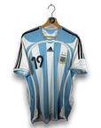 2005 - 07 Argentina Home Shirt Messi 19 - 9/10 - (M) - Eternal Pitch