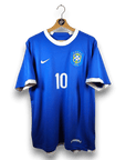 2006 - 07 Brazil Away Shirt Ronaldinho 10 - 9/10 - (L) - Eternal Pitch