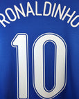 2006 - 07 Brazil Away Shirt Ronaldinho 10 - 9/10 - (L) - Eternal Pitch