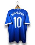2006 - 07 Brazil Away Shirt Ronaldinho 10 - 9/10 - (L) - Eternal Pitch