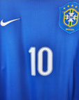 2006 - 07 Brazil Away Shirt Ronaldinho 10 - 9/10 - (L) - Eternal Pitch