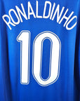 2006 - 07 Brazil Away Shirt Ronaldinho 10 (XL) - Eternal Pitch