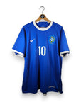 2006 - 07 Brazil Away Shirt Ronaldinho 10 (XL) - Eternal Pitch