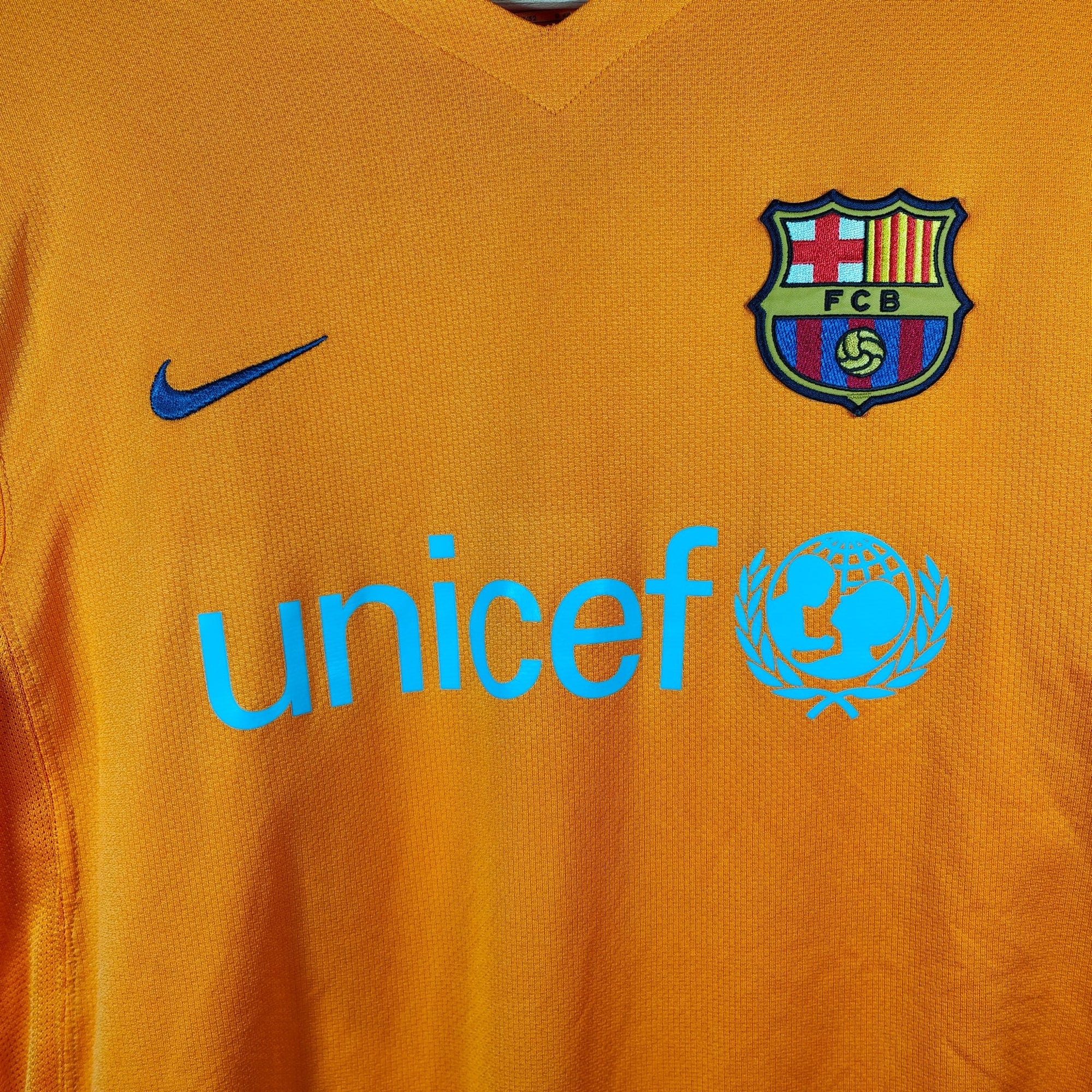 2006 - 07 FC Barcelona Away Shirt Ronaldinho 10 - 9/10 - (M) - Eternal Pitch