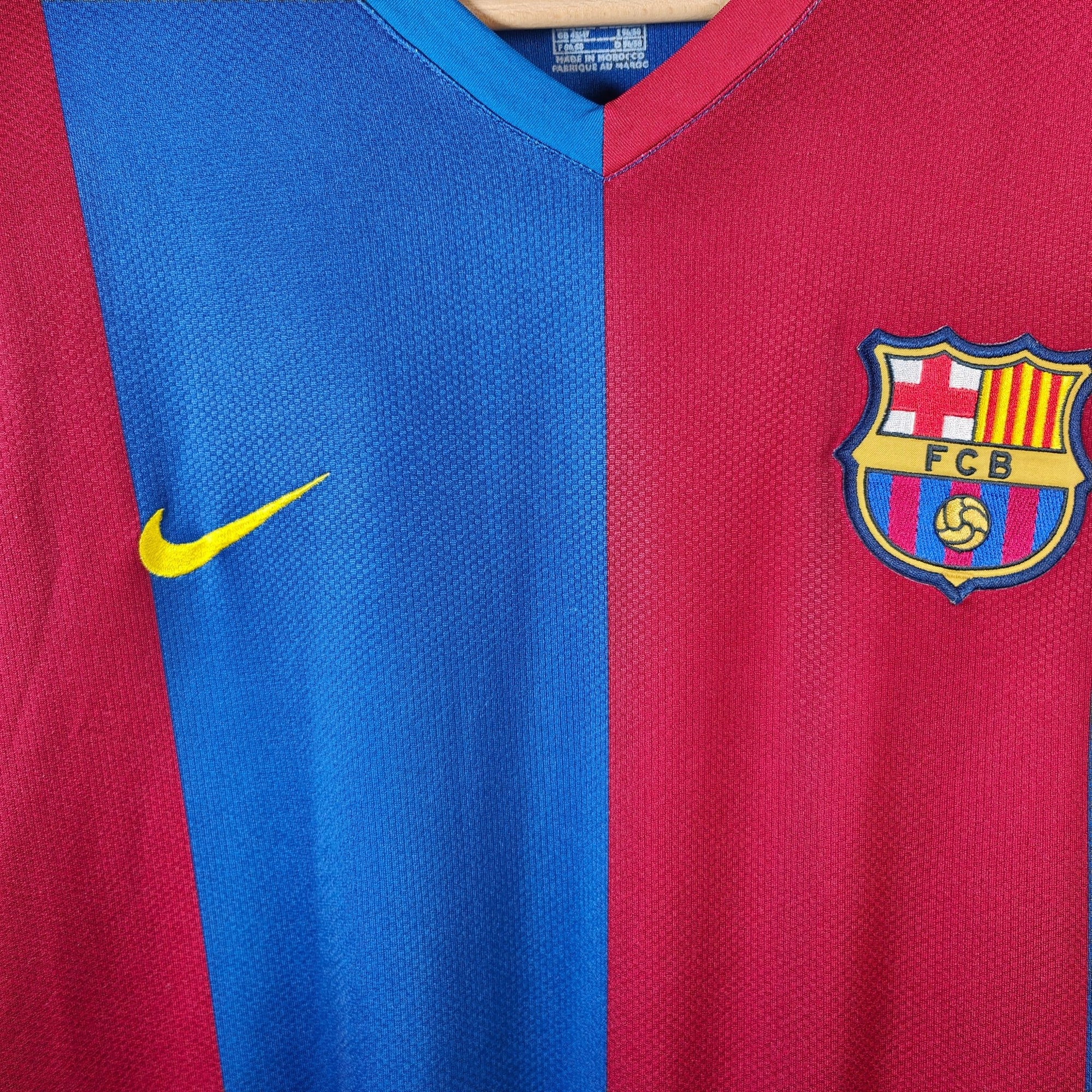 2006 - 07 FC Barcelona Home Shirt Messi 19 - 7.5/10 - (XL) - Eternal Pitch
