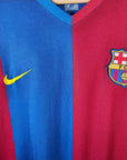 2006 - 07 FC Barcelona Home Shirt Messi 19 - 7.5/10 - (XL) - Eternal Pitch