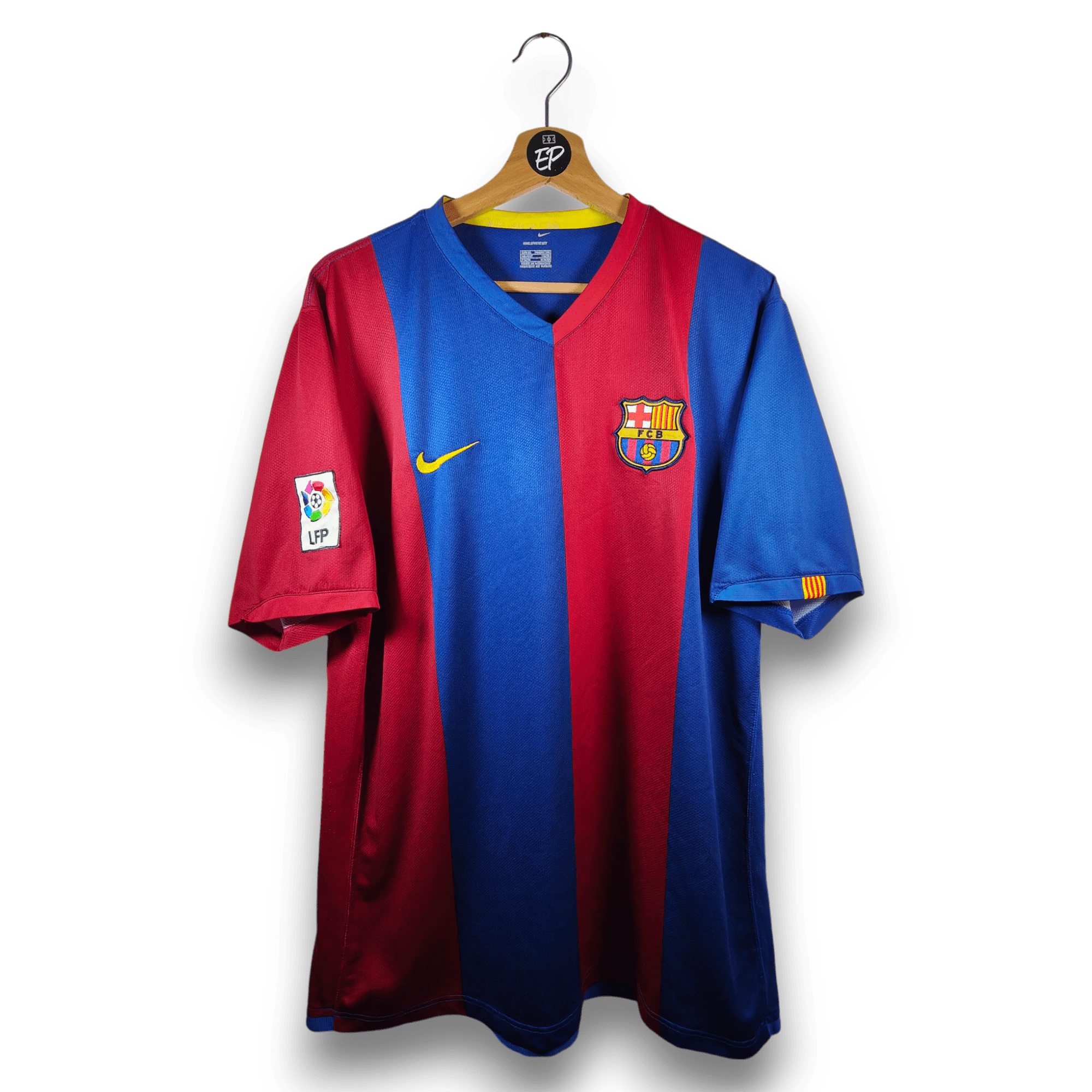 2006 - 07 FC Barcelona Home Shirt Messi 19 (XL) - Eternal Pitch