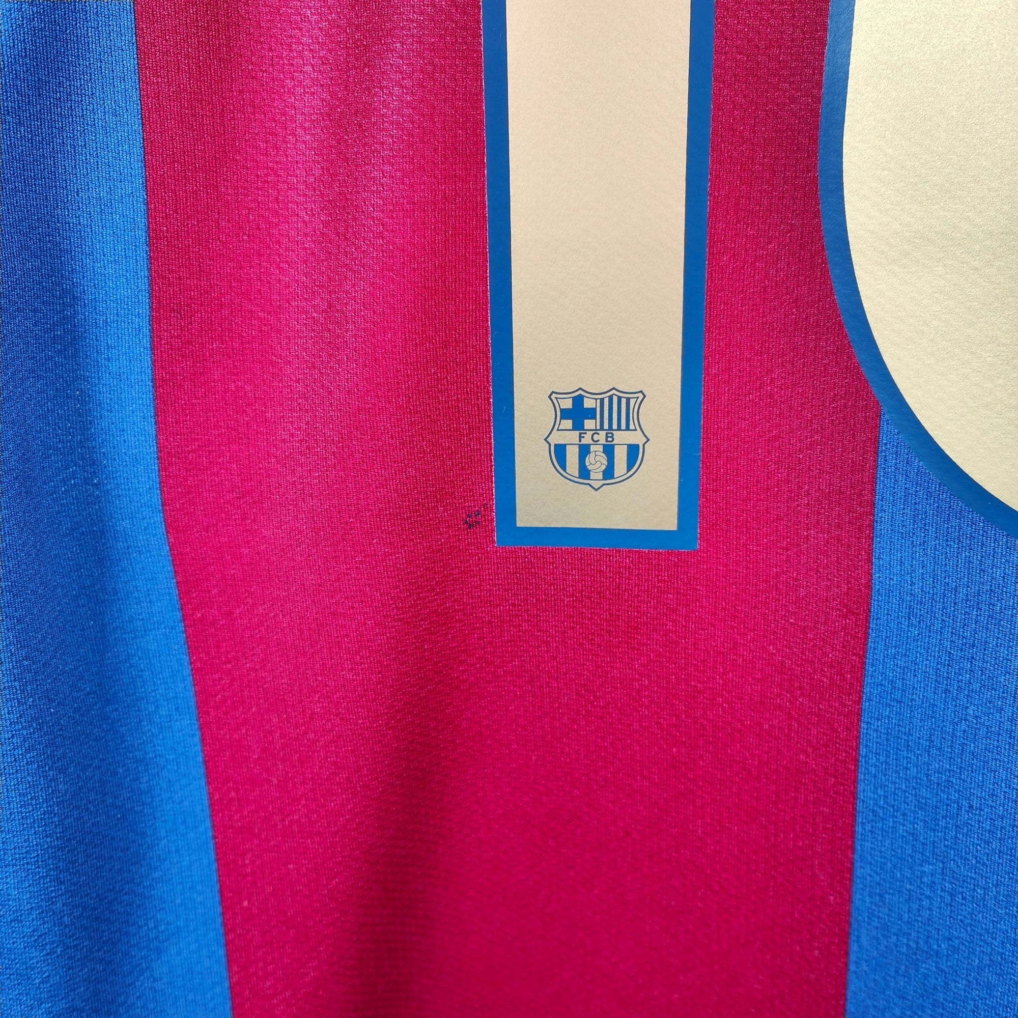 2006 - 07 FC Barcelona Home Shirt Ronaldinho 10 - 8/10 - (L) - Eternal Pitch
