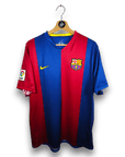 2006 - 07 FC Barcelona Home Shirt Ronaldinho 10 - 8.5/10 - (L) - Eternal Pitch