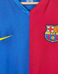 2006 - 07 FC Barcelona Home Shirt Ronaldinho 10 - 8.5/10 - (L) - Eternal Pitch