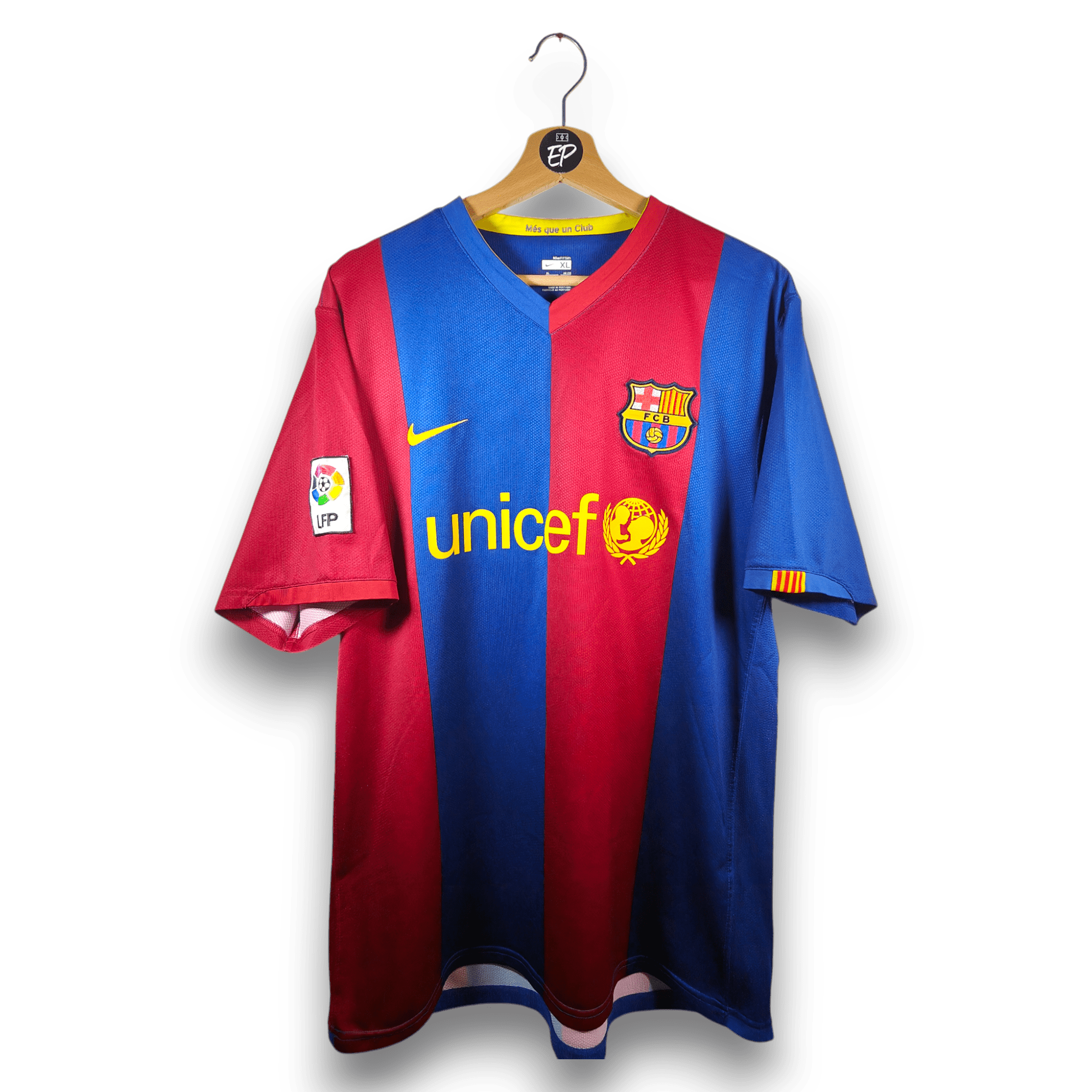 FC Barcelona Ronaldinho 10番ジャージ 2007/08 FC Barcelona Jersey Ronaldinho #10 - (L) – totalJerseys