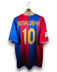 2006 - 07 FC Barcelona Home Shirt Ronaldinho 10 (XL) - Eternal Pitch