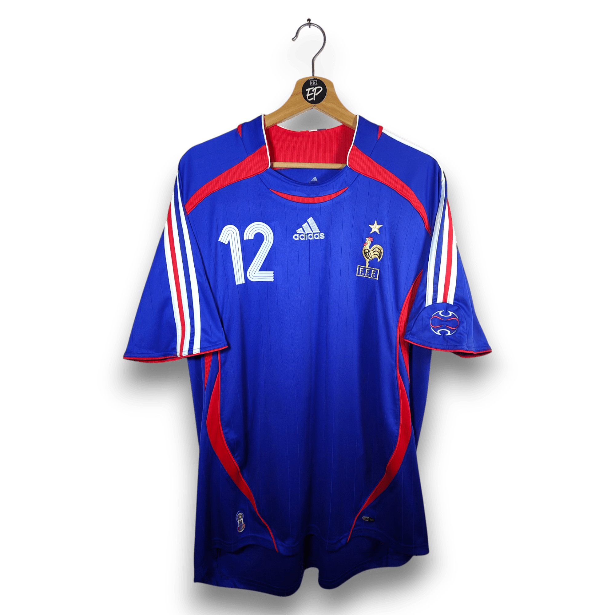 2006-07 France Home Shirt Henry #12 - 9/10 - (XL) – 740126 Adidas