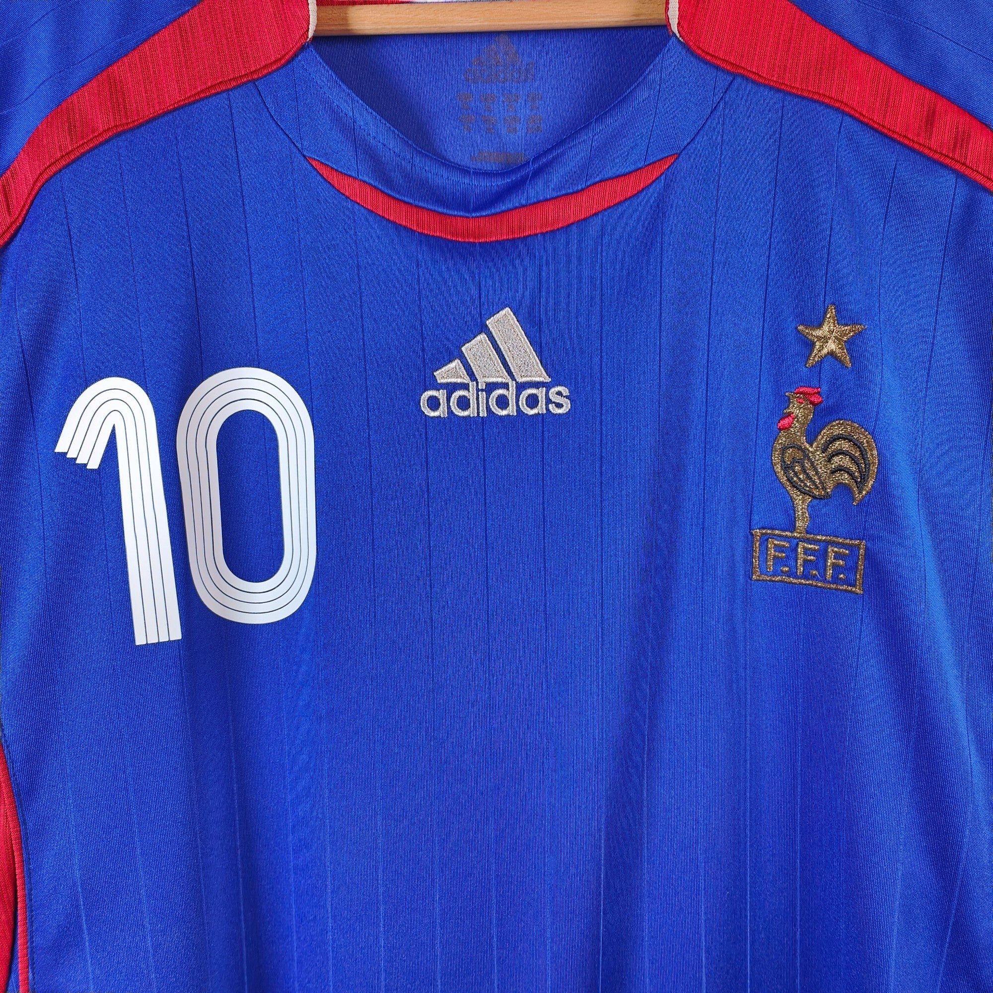 2006 - 07 France Home Shirt Zidane 10 (XL) - Eternal Pitch