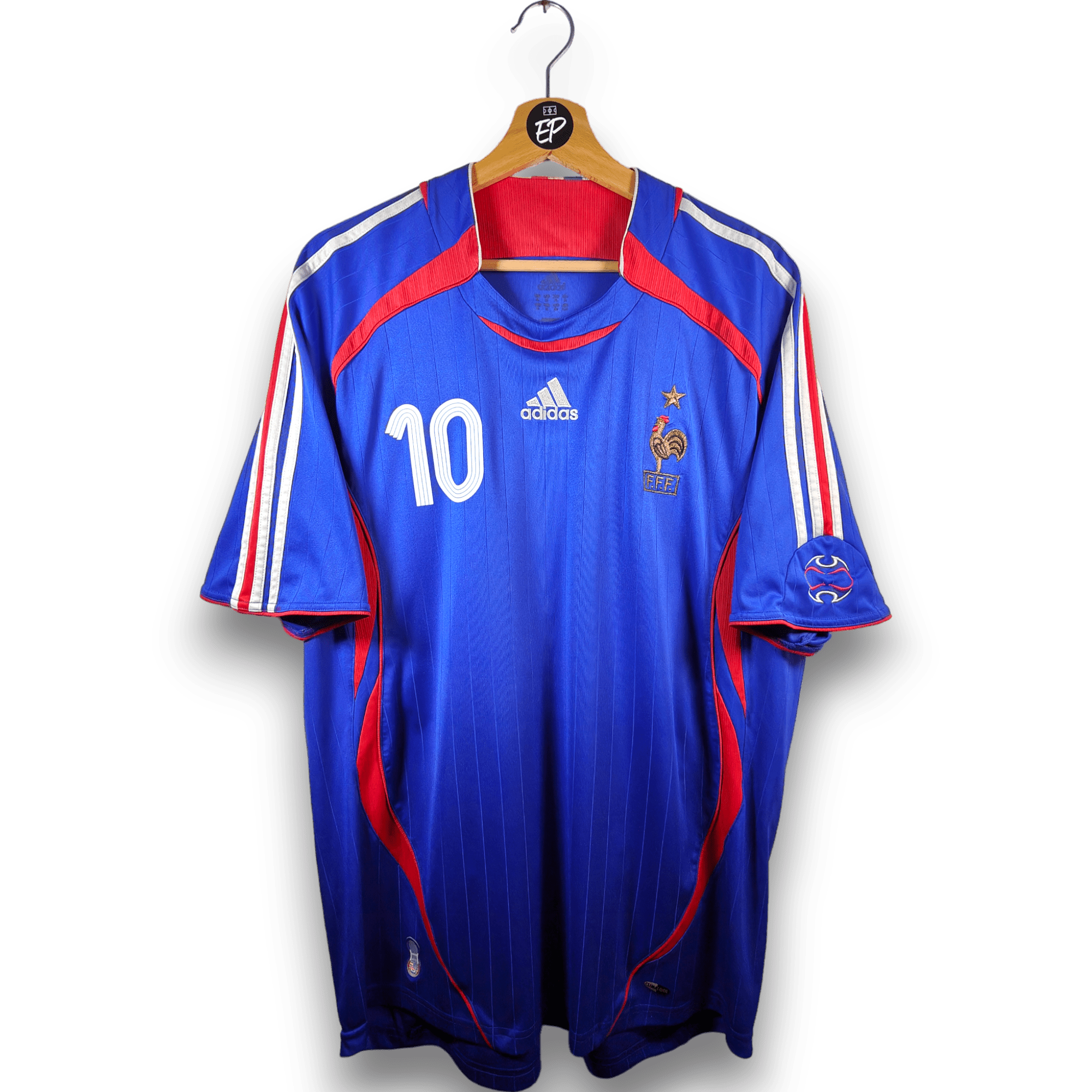 2006 - 07 France Home Shirt Zidane 10 (XL) - Eternal Pitch