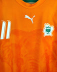 2006 - 07 Ivory Coast Home Shirt Drogba 11 (L) - Eternal Pitch