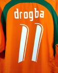 2006 - 07 Ivory Coast Home Shirt Drogba 11 (L) - Eternal Pitch