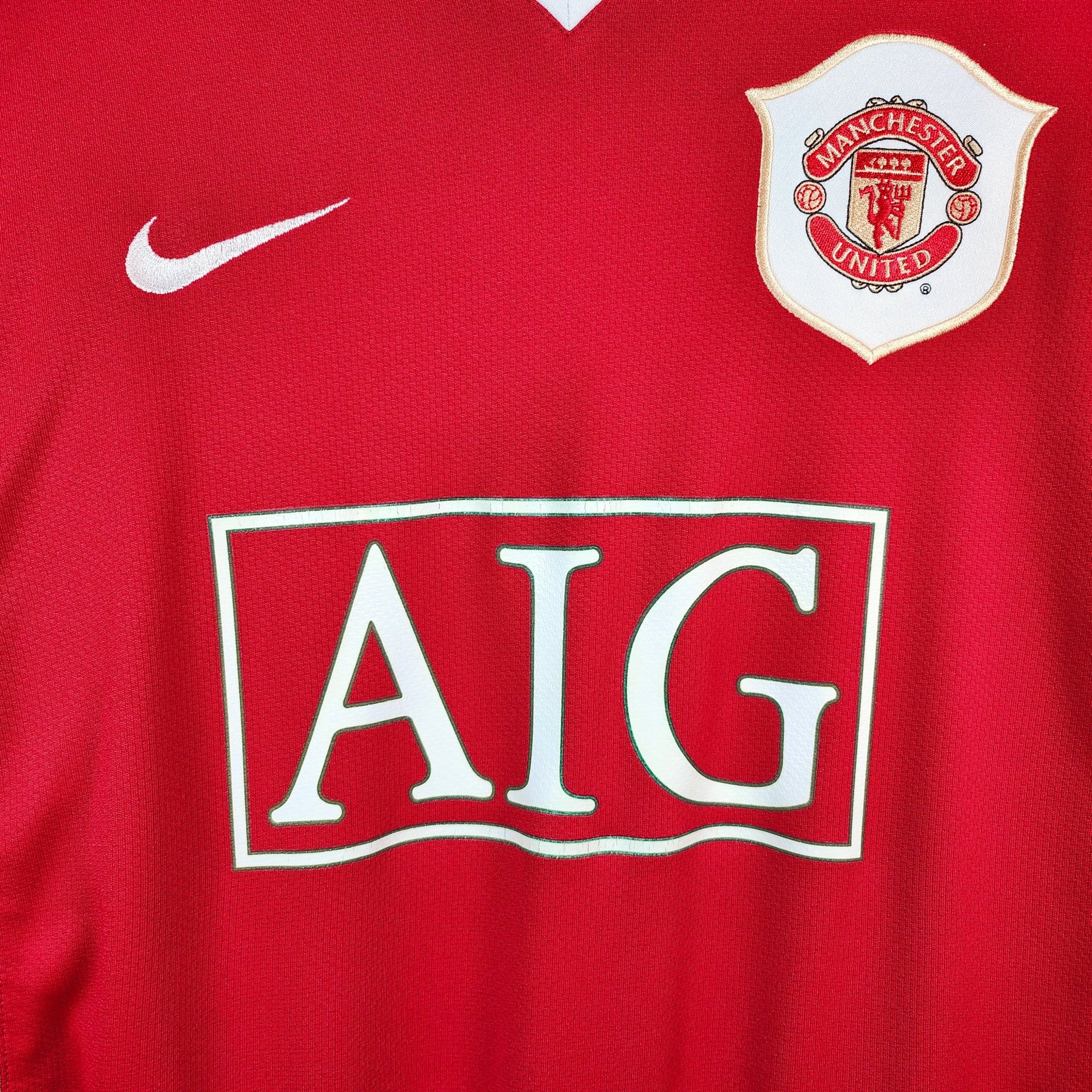 2006 - 07 Manchester United Home LS Shirt Ronaldo 7 - 8.5/10 - (M) - Eternal Pitch