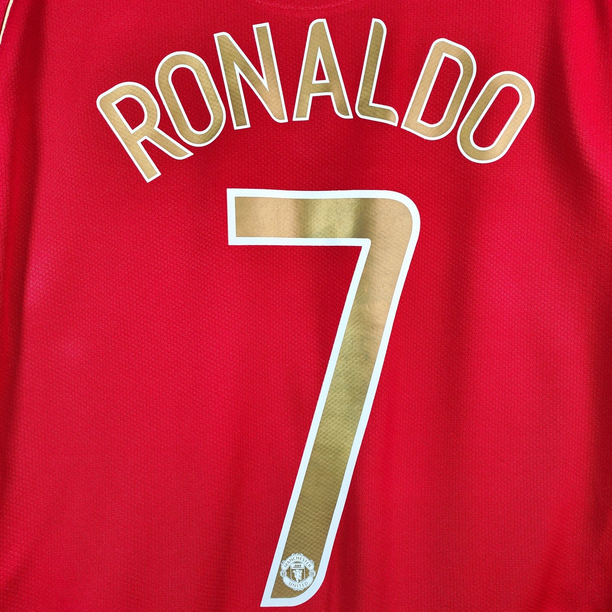 2006 - 07 Manchester United Home LS Shirt Ronaldo 7 - 8.5/10 - (M) - Eternal Pitch