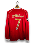 2006 - 07 Manchester United Home LS Shirt Ronaldo 7 - 8.5/10 - (M) - Eternal Pitch