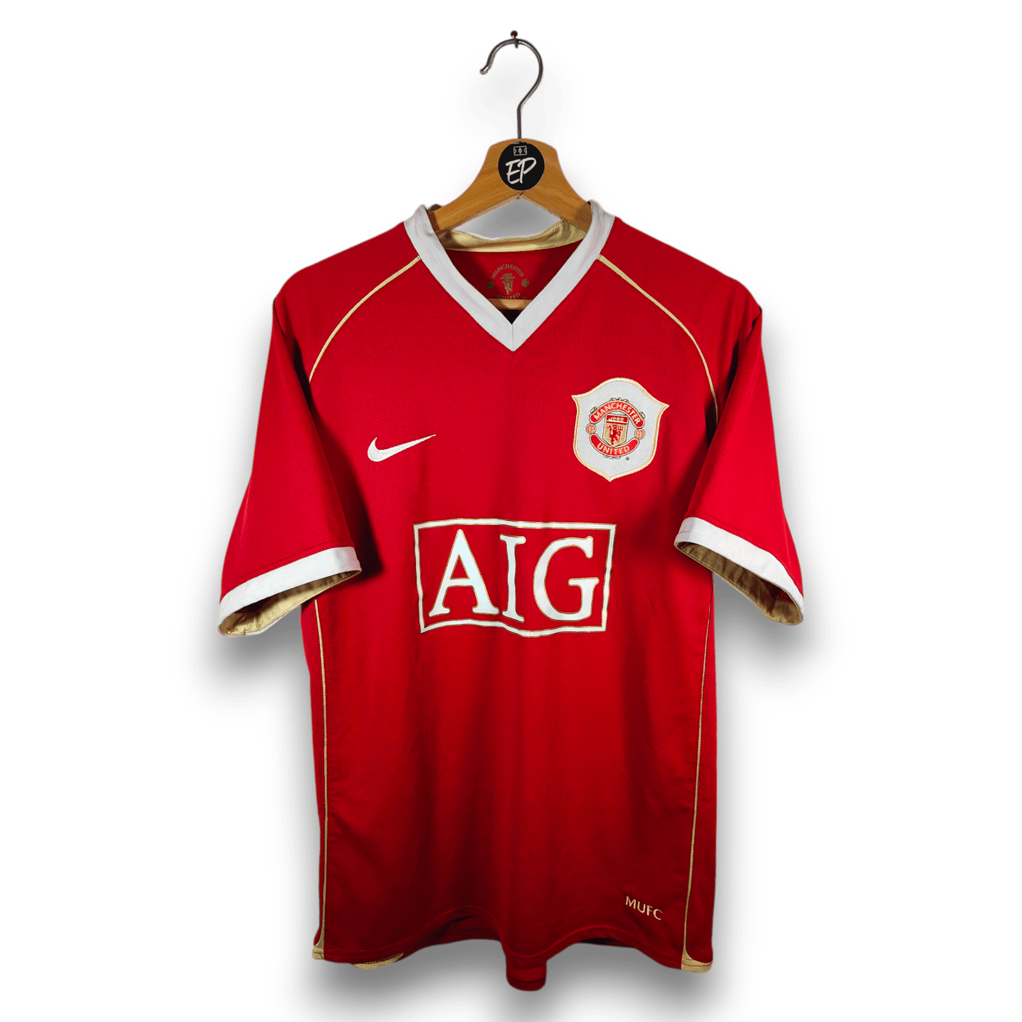 2006-07 Manchester United Home Shirt Ronaldo #7 - 9/10 - (M