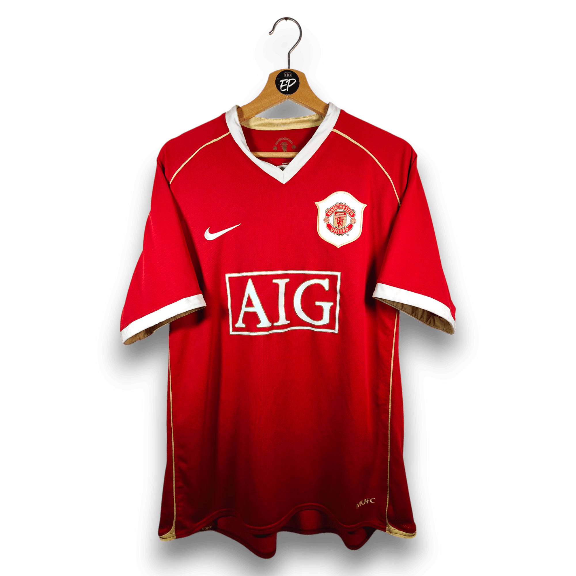 2006-07 Manchester United Home Shirt Ronaldo #7 - 9.5/10 - (L