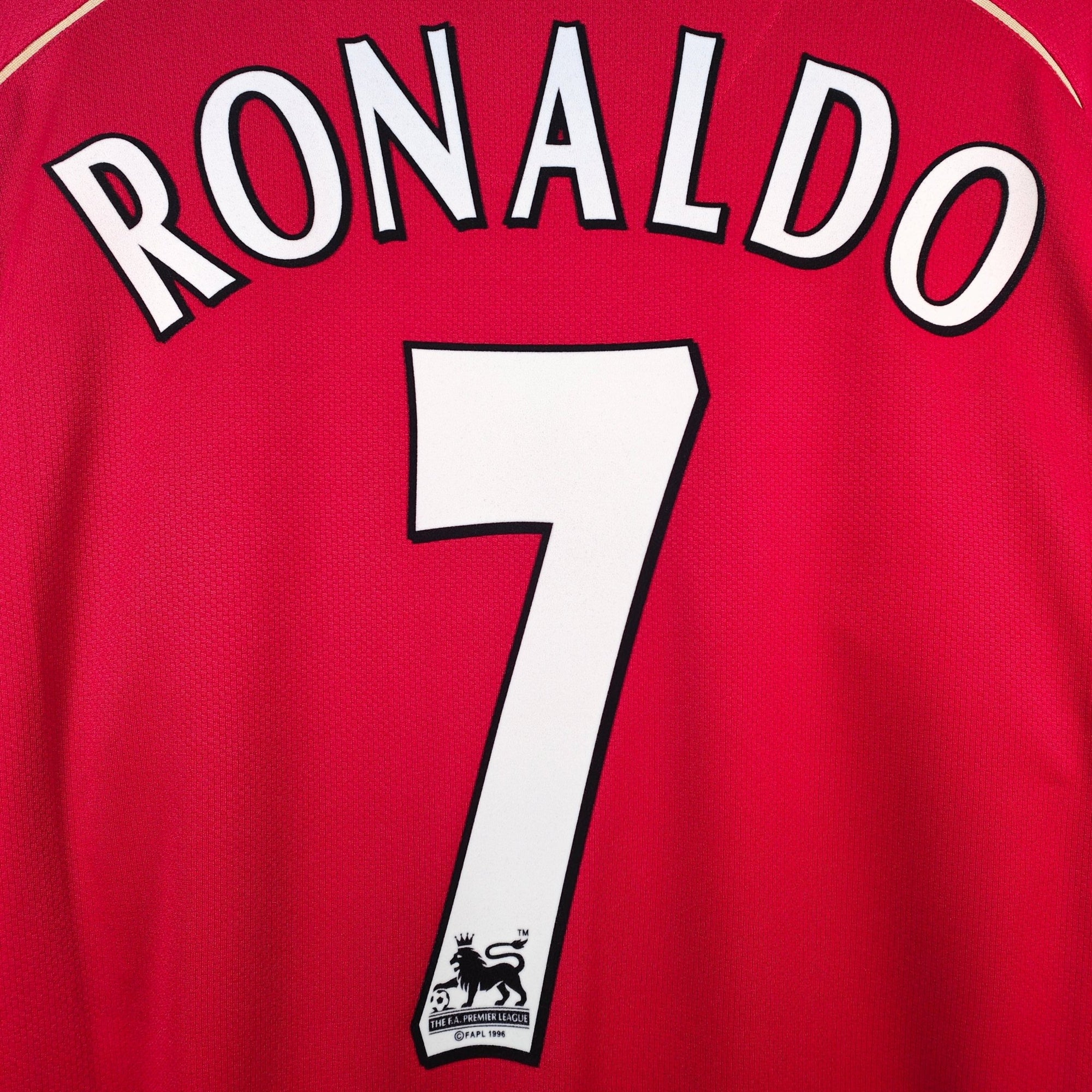 2006 - 07 Manchester United Home Shirt Ronaldo 7 - 9.5/10 - (L) - Eternal Pitch